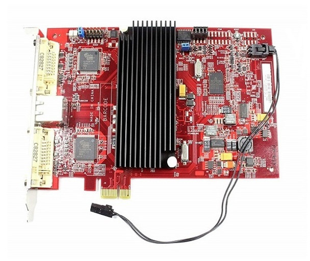 Dell / USI Dual 2x DVI-I 1x RJ-45 PCI Express x1 Remote Access Host Card Adapter