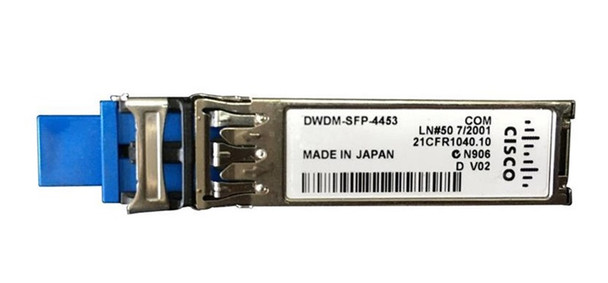 Cisco 1.25Gb/s 1000Base-DWDM Single-Mode Fibre 80km 1544.53nm LC Connector SFP Transceiver Module