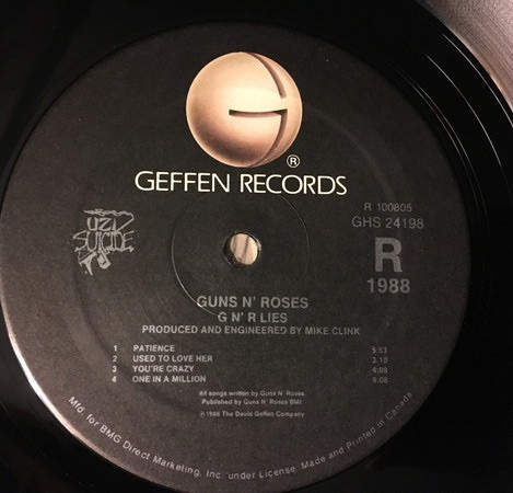 Guns N' Roses - G N' R Lies (NM/NM in shrink) - The Record Centre