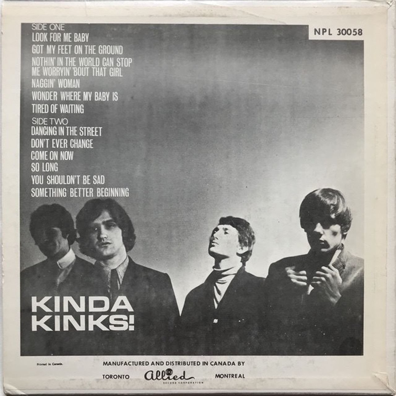 The Kinks - Kinda Kinks (1965 Red Pye Mono VG+/VG+) - The Record