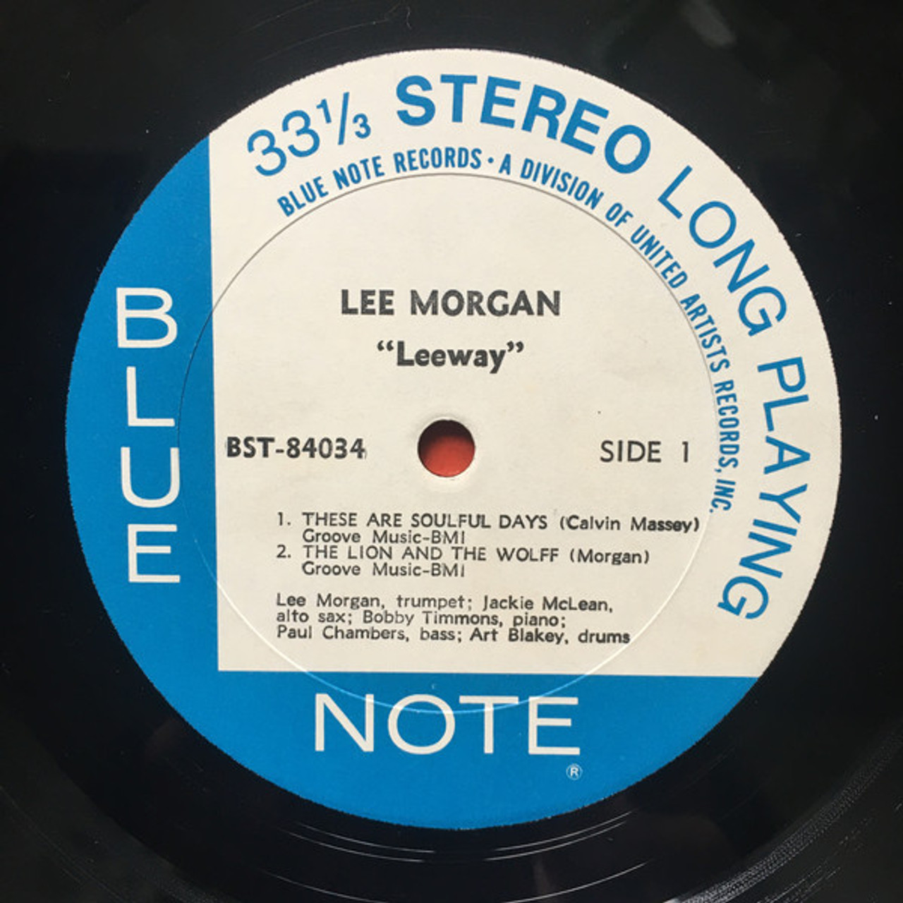 Lee Morgan - Leeway (1971 press)