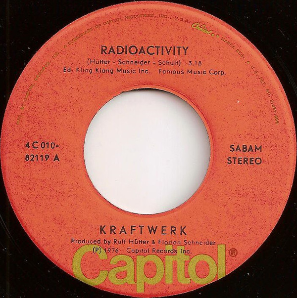 Kraftwerk Radioactivity/Antenna (Belgian import) The Record Centre