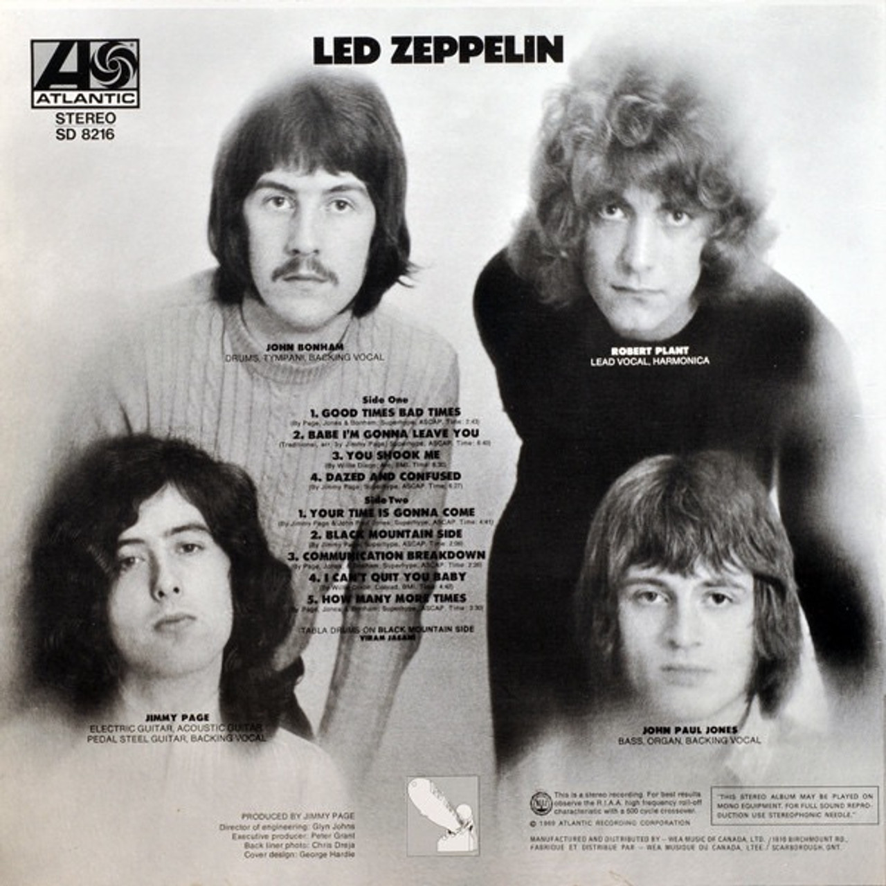 Led Zeppelin - Led Zeppelin (1976 NM/NM) - The Record Centre