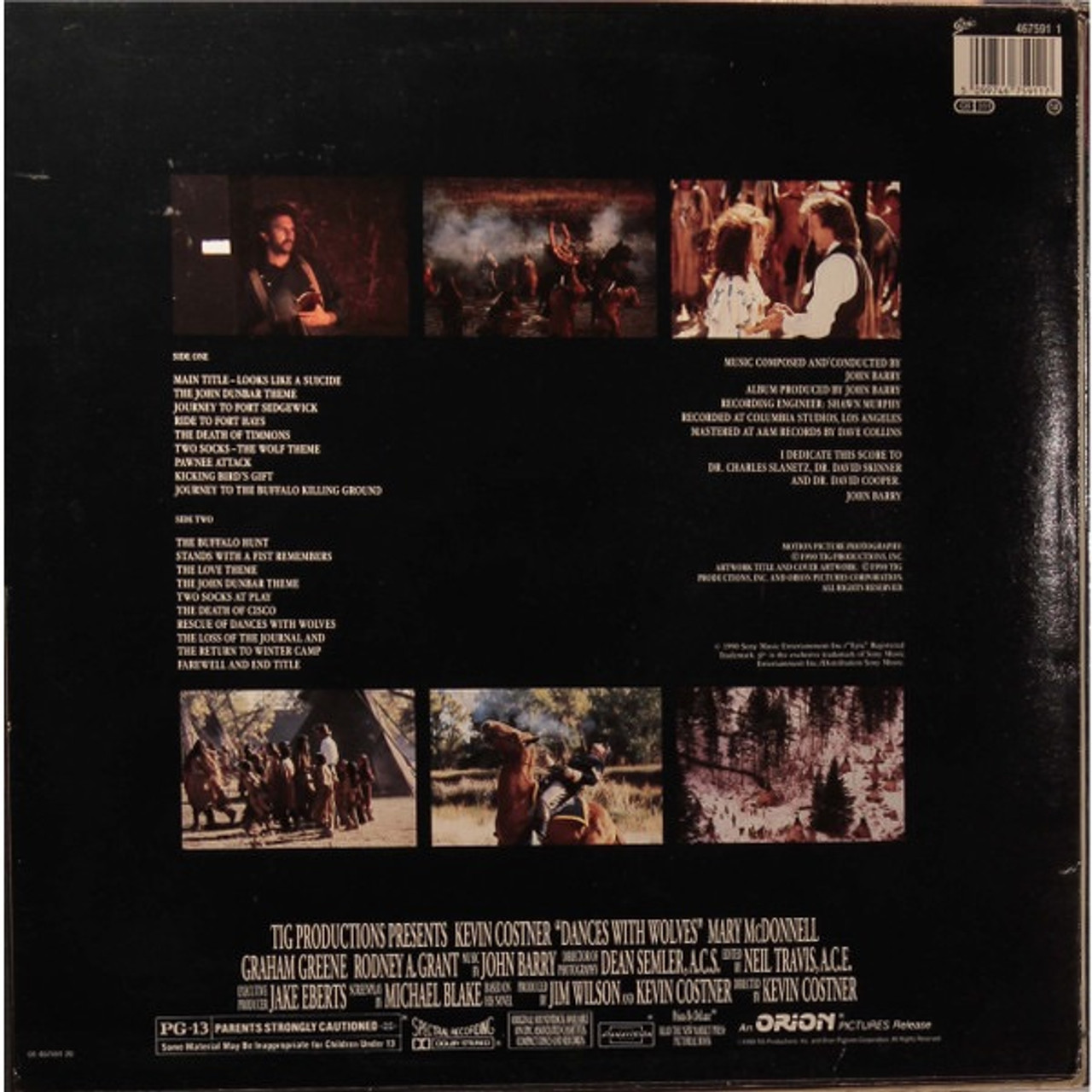 John Barry Dances With Wolves Original Motion Picture Soundtrack The Record Centre 