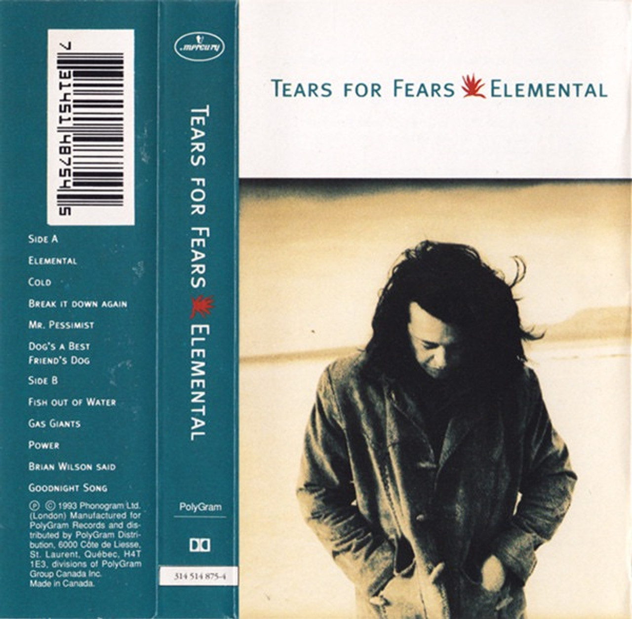 Tears For Fears - Elemental (Sealed Cassette) - The Record Centre