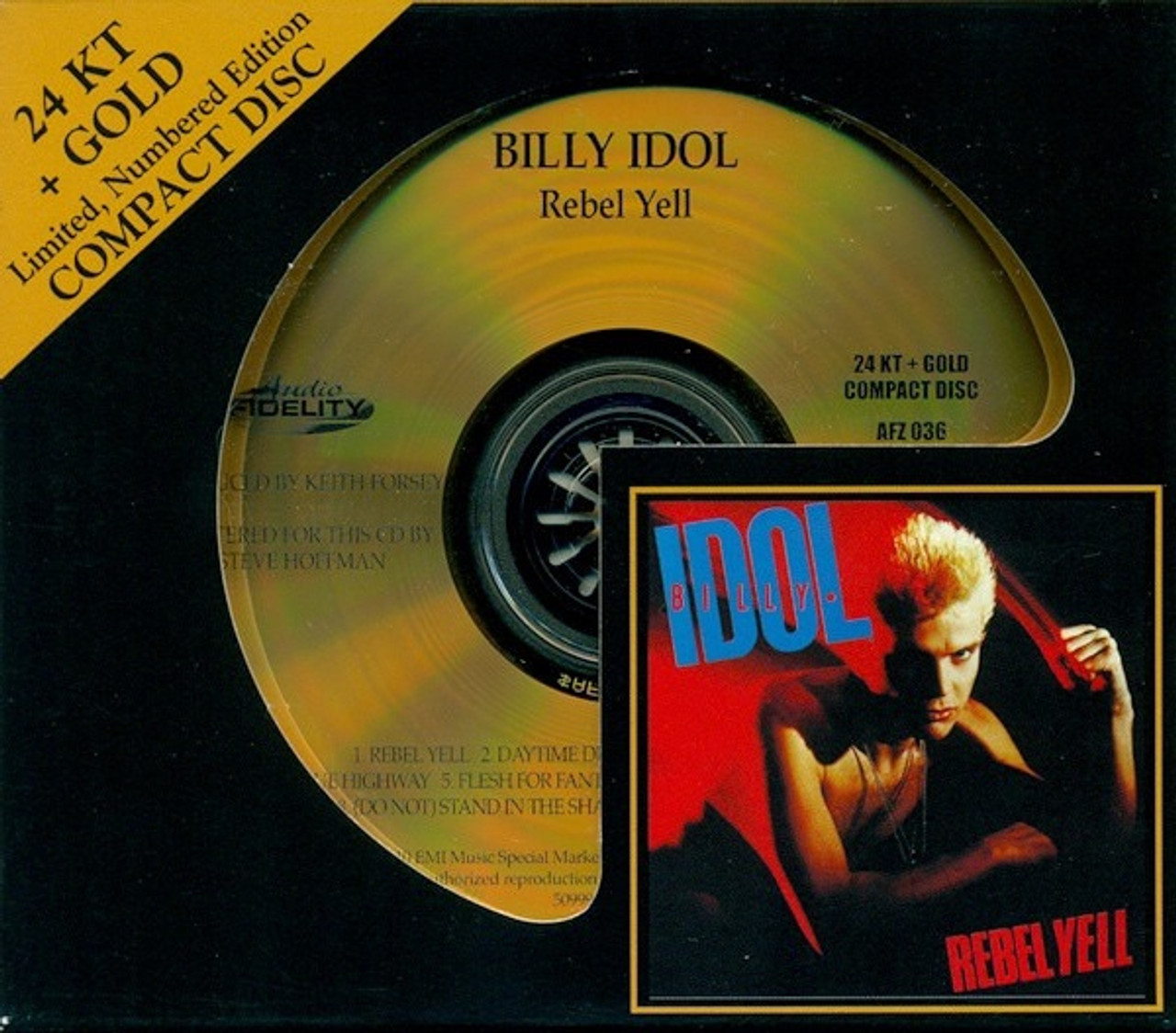 Billy Idol - Rebel Yell (Audio Fidelity Gold CD - Limited