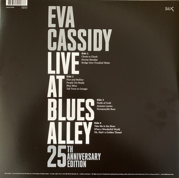 Eva Cassidy - Live At Blues Alley (25th Anniversary 180g ) - The