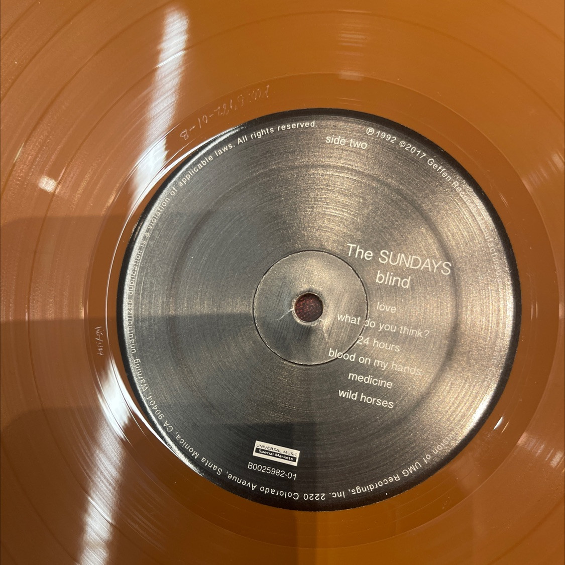 The Sundays - Blind (2017 Brown Vinyl) - The Record Centre