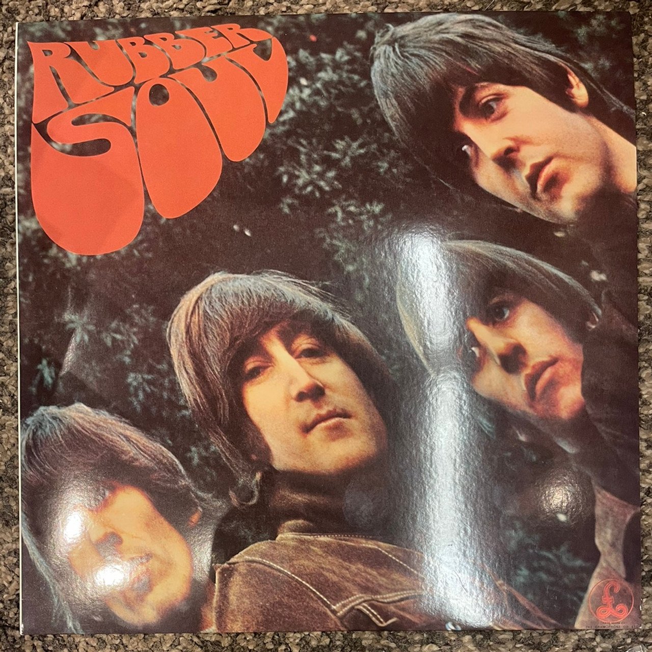 UKOrg ビートルズ Rubber Soul 4/1 片面ラウドカット稀少なEJD製ジャケット