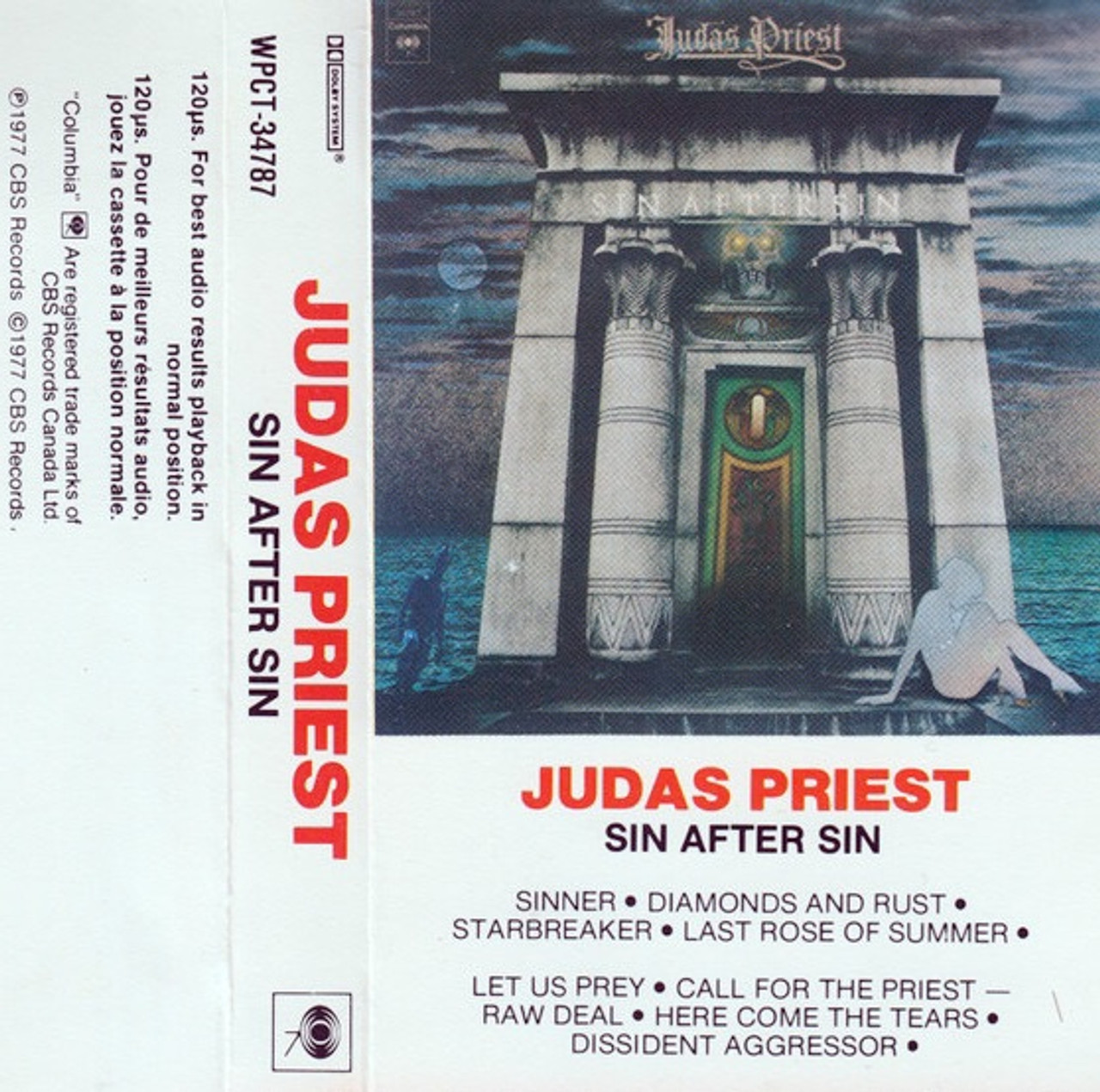 Judas Priest - Sin After Sin (Sealed Cassette) - The Record Centre