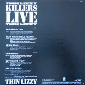 Thin Lizzy Killers Live used Canada NM/VG+ 6 track EP