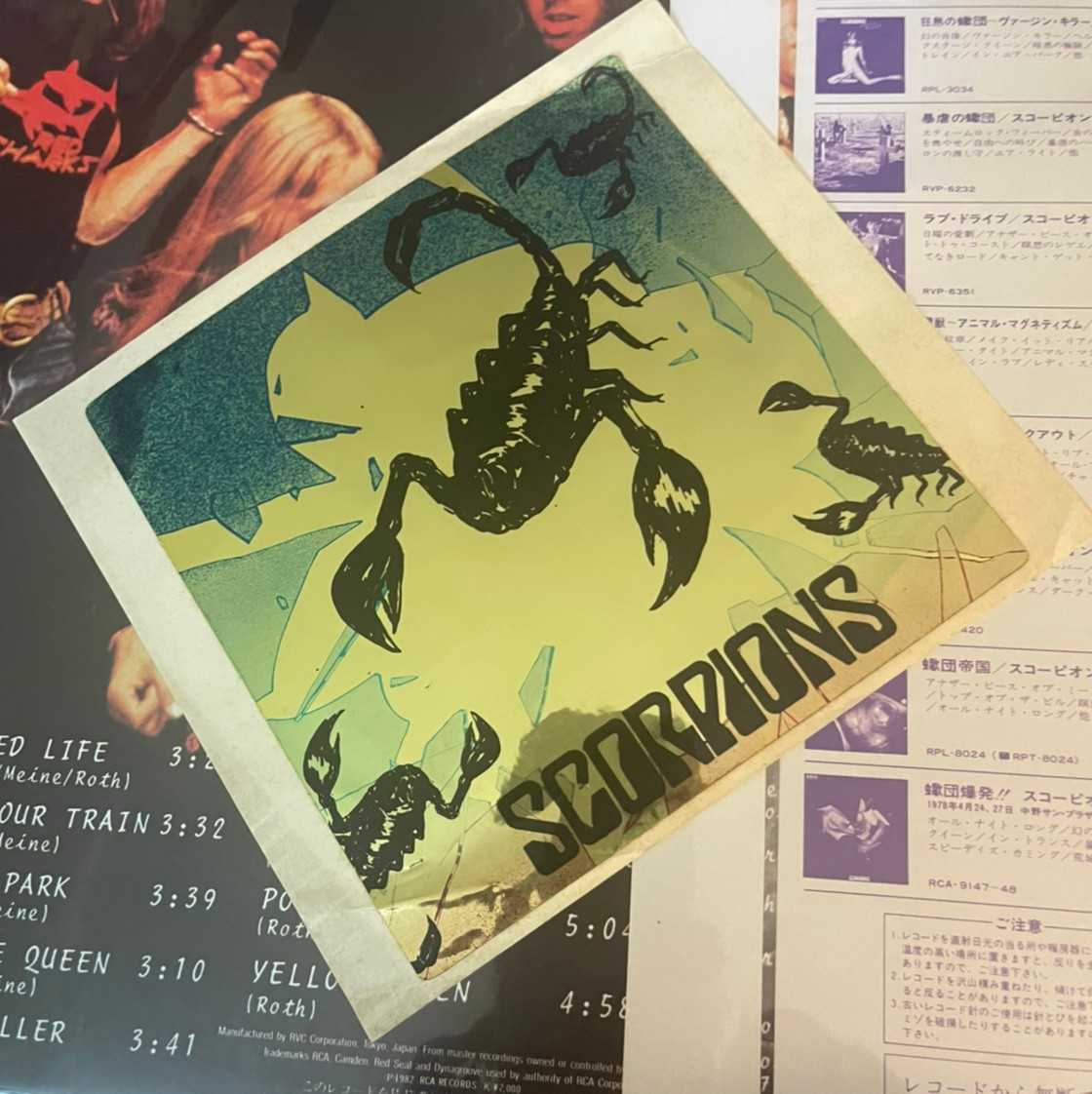 Scorpions - Virgin Killer (Japanese Import with OBIs Insert and