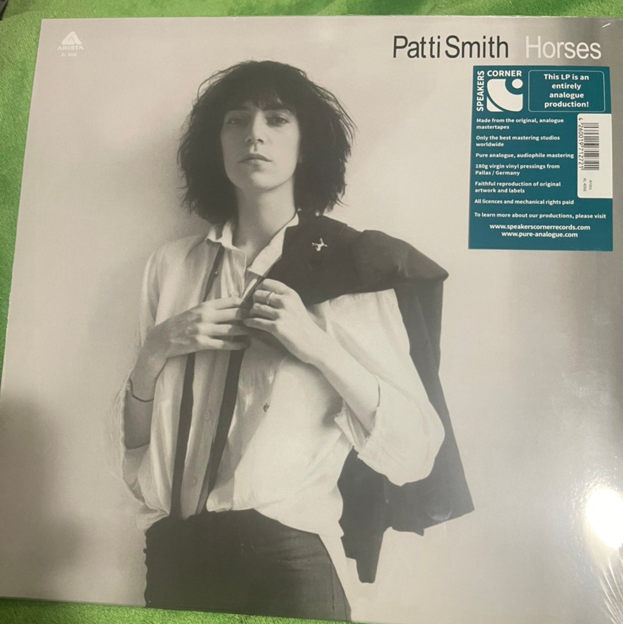 Patti Smith - Horses (180g Speakers Corner ) - The Record Centre