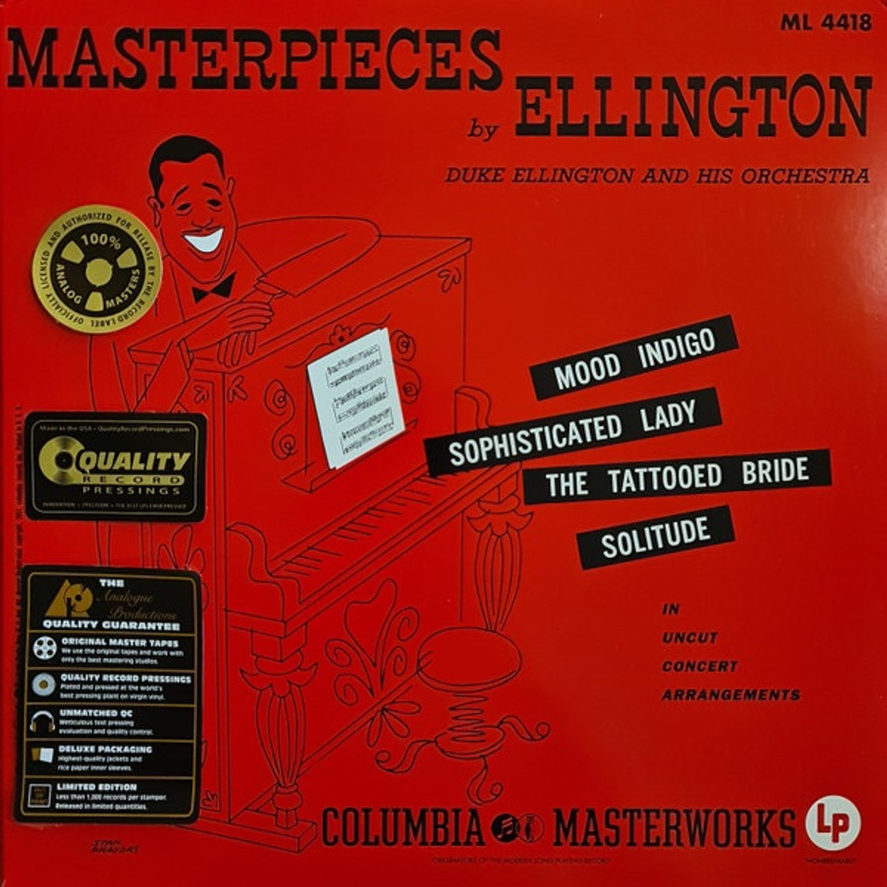 アナログプロダクション Duke Ellington MasterpiecesML4418