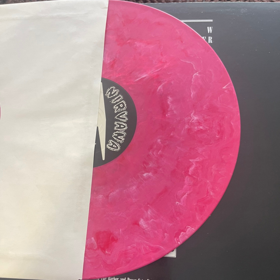 Nirvana - Bleach (1992 Limited Edition Pink Marbled Vinyl NM/NM