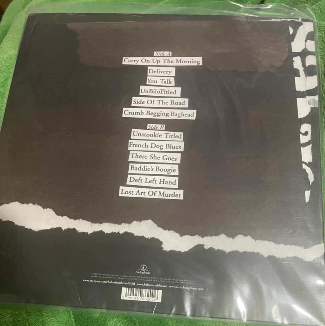 Babyshambles - Shotter's Nation (Vinyl is VG+/Cover is VG) - The