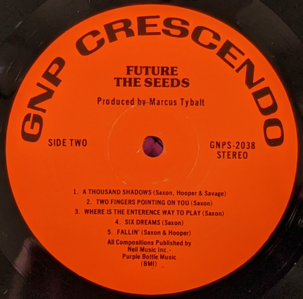 The Seeds – Future LP used US reissue NM/VG
