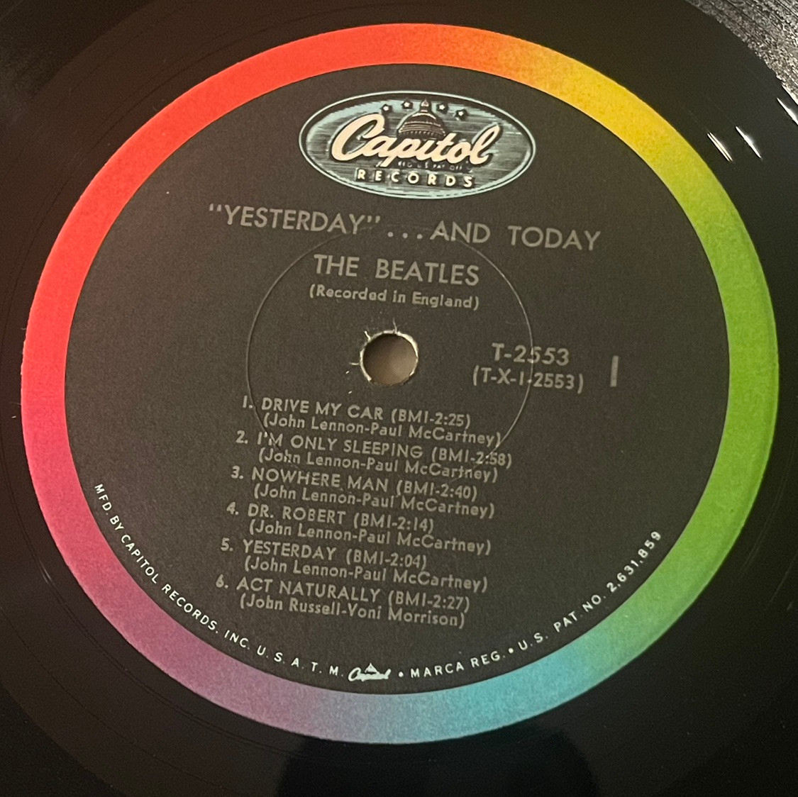 The Beatles - Yesterday And Today (1966 USA Mono Second State