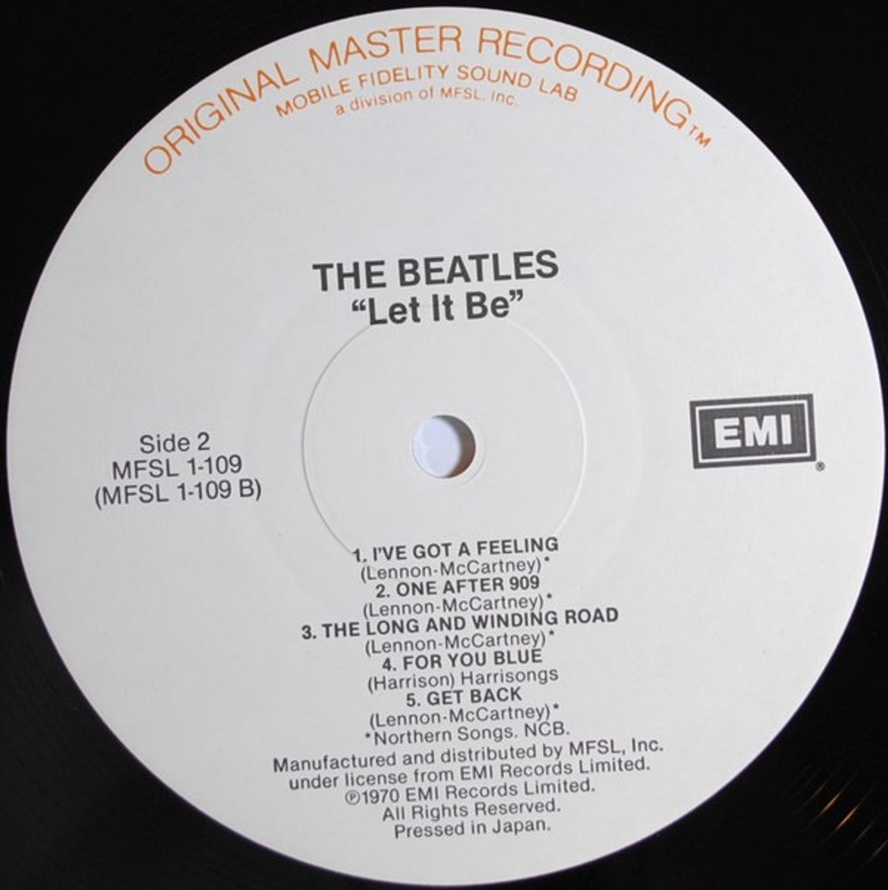 The Beatles - Let It Be (1986 MFSL NM Vinyl) - The Record Centre