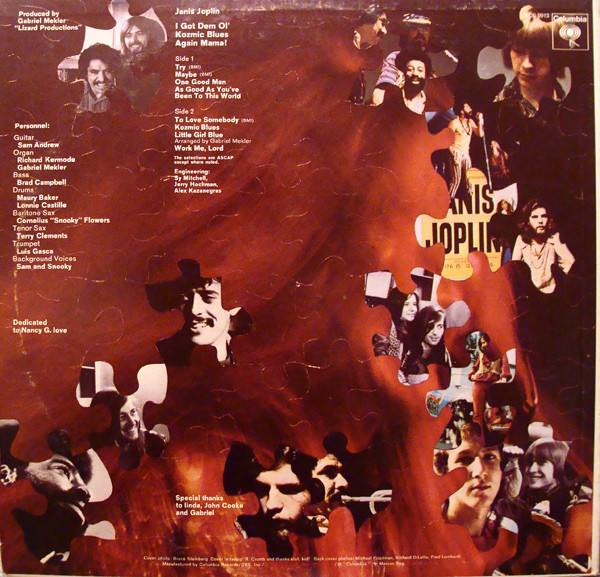Janis Joplin – I Got Dem Ol' Kozmic Blues Again Mama!