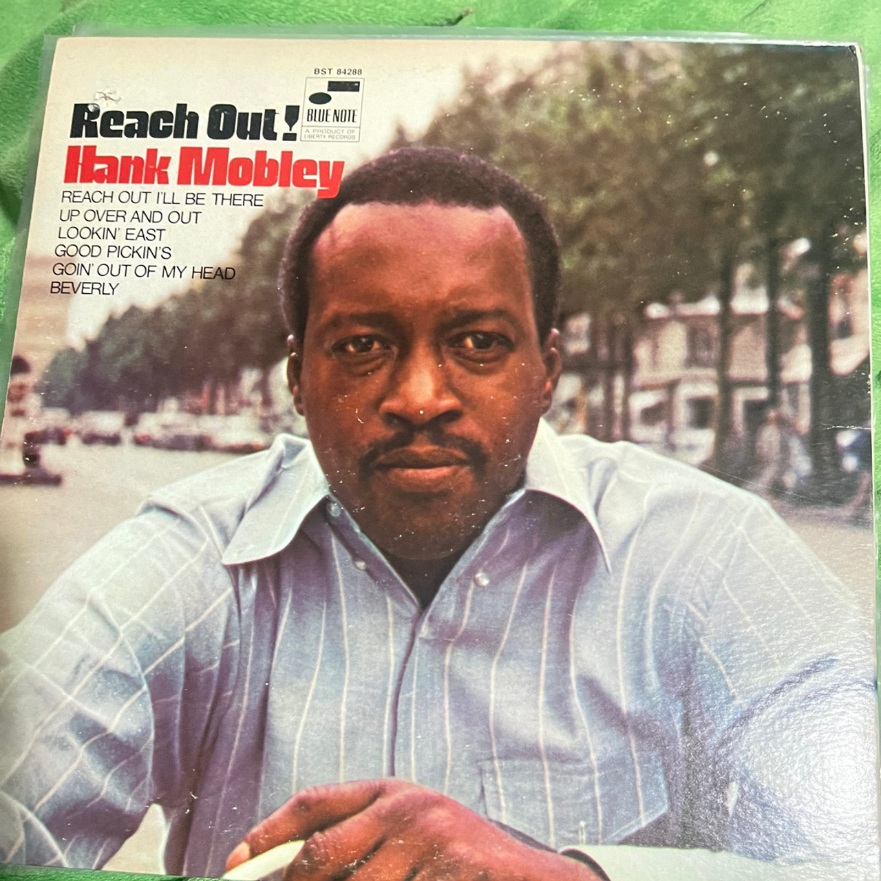 Hank Mobley - Reach Out! (1968 Liberty Blue Note EX Vinyl - Hole