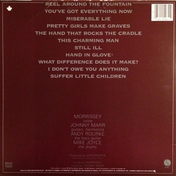 The Smiths - The Smiths ( 1st Canadian pressing NM) - The Record