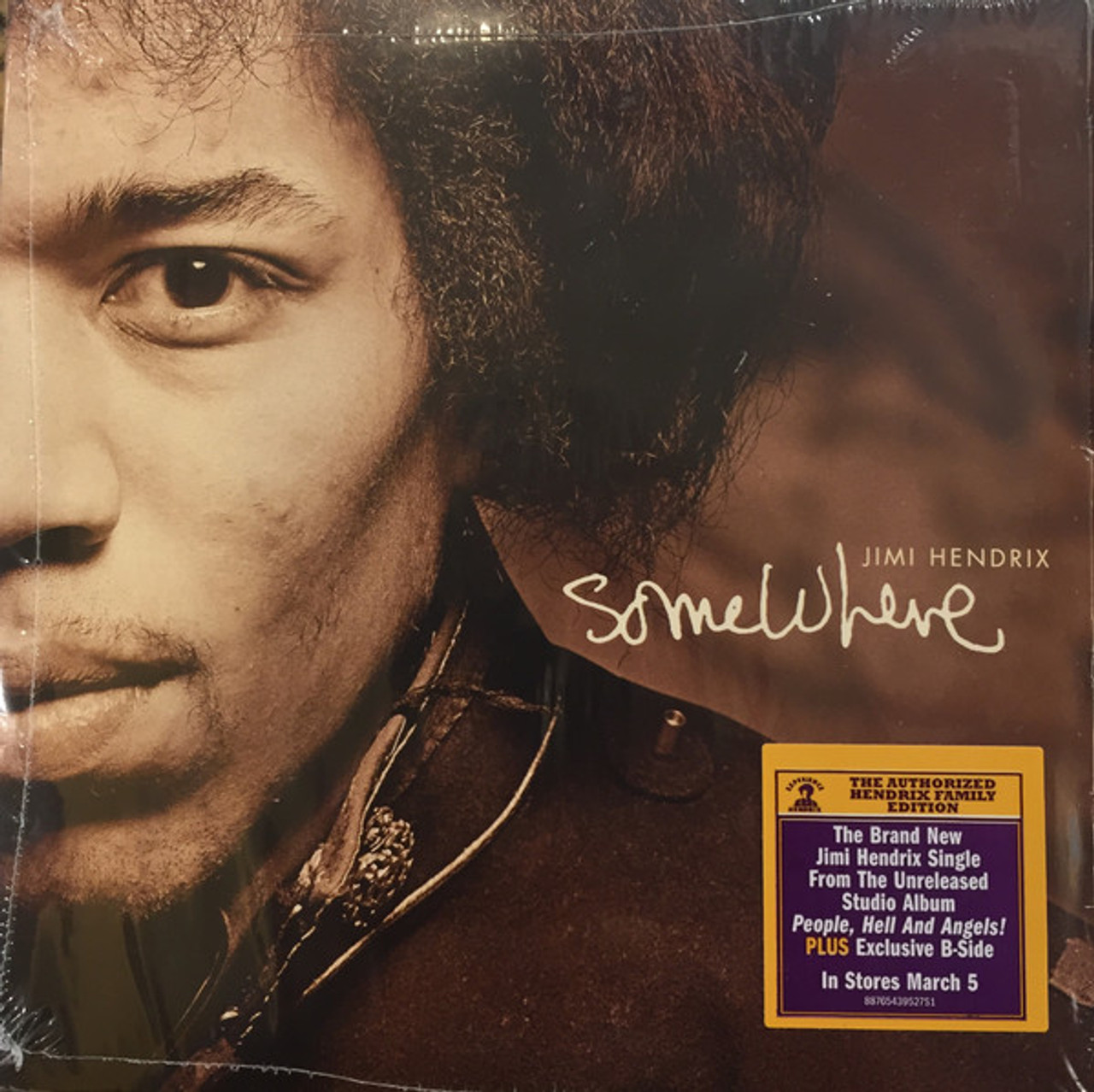 Jimi Hendrix Somewhere 2 track numbered ltd. ed. 7 inch single