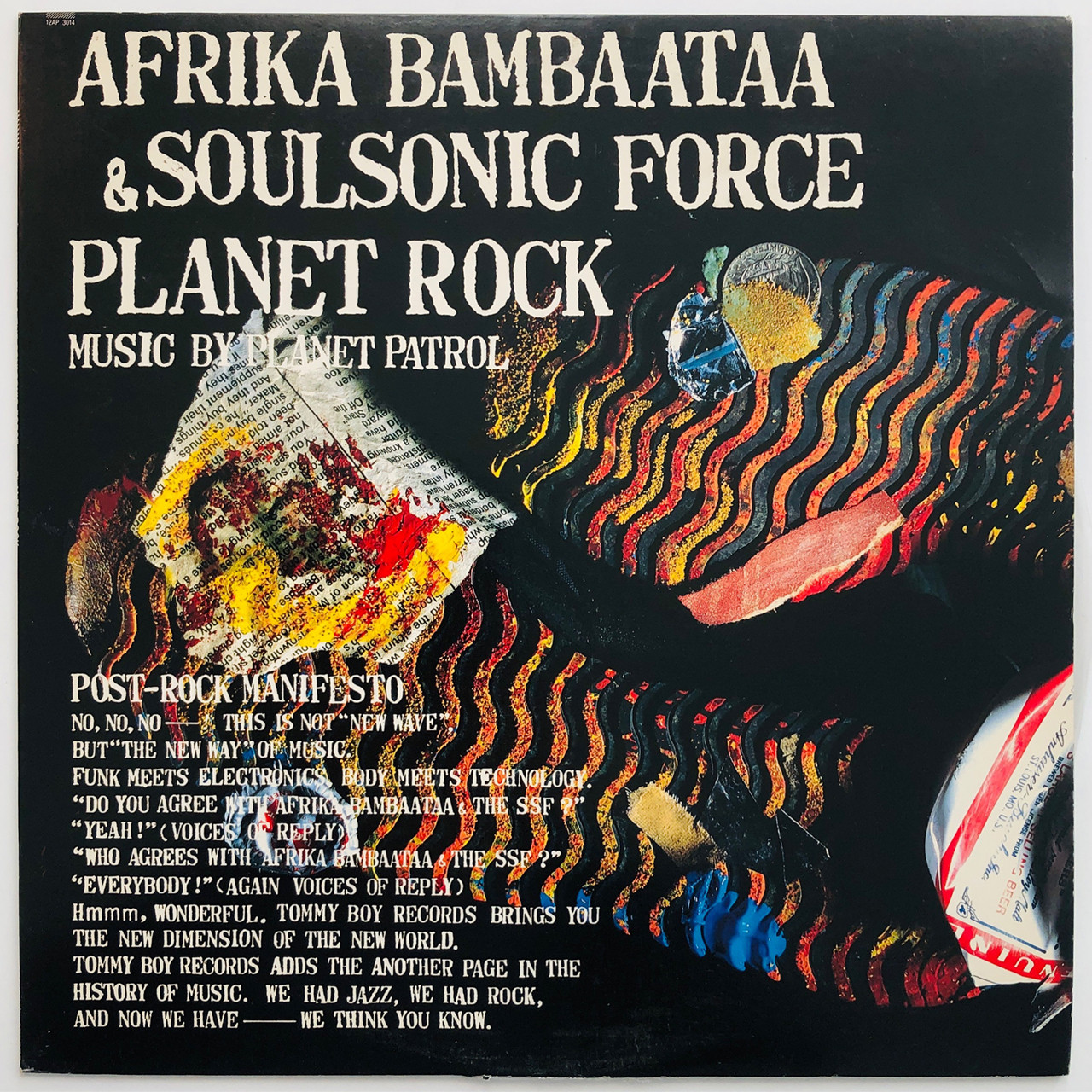 Afrika Bambaataa & The Soulsonic Force – Planet Rock (Japan press