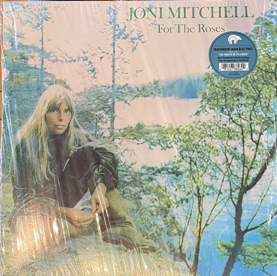 Joni Mitchell - For The Roses (transparent blue vinyl) - The