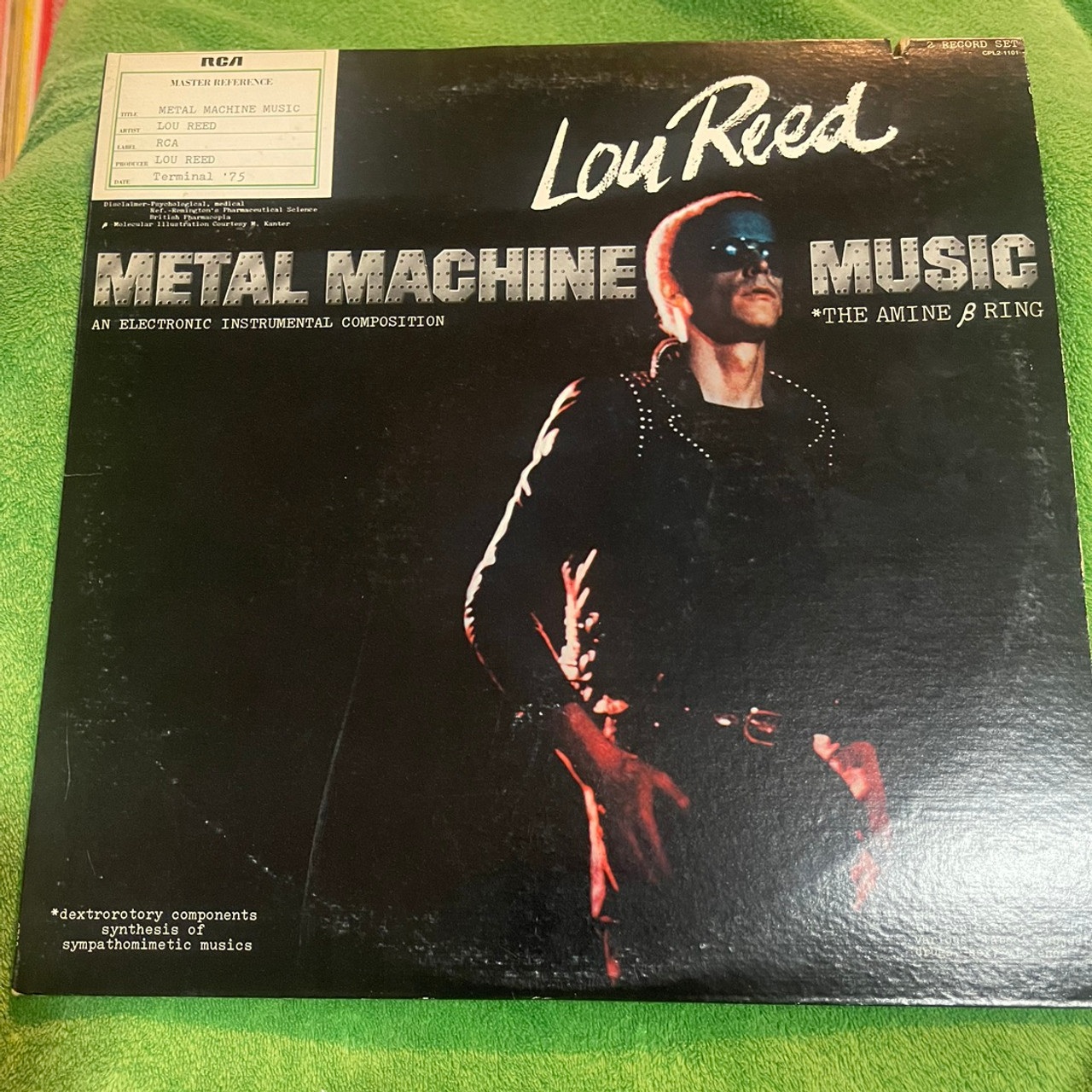 Lou Reed - Metal Machine Music (The Amine β Ring) (NM Vinyl 