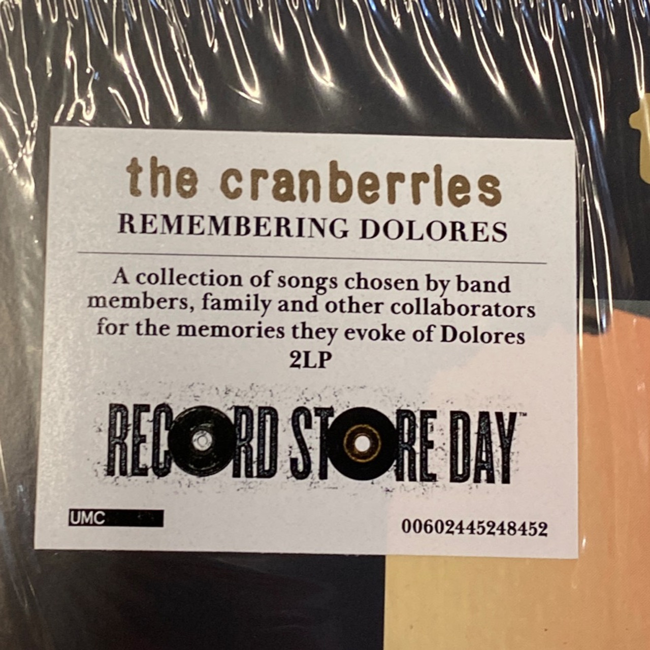 The Cranberries Remembering Dolores (2022 RSD) The Record Centre