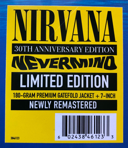 Nirvana – Nevermind (LP + 7 inch single used 2021 30th anniversary