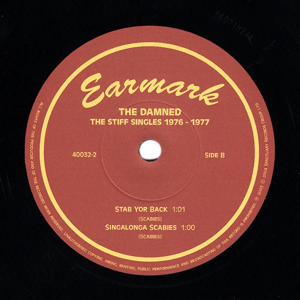 The Damned – The Stiff Singles 1976-1977 (5 x 7 inch singles box