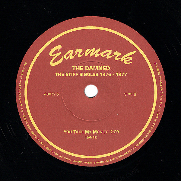 The Damned – The Stiff Singles 1976-1977 (5 x 7 inch singles box