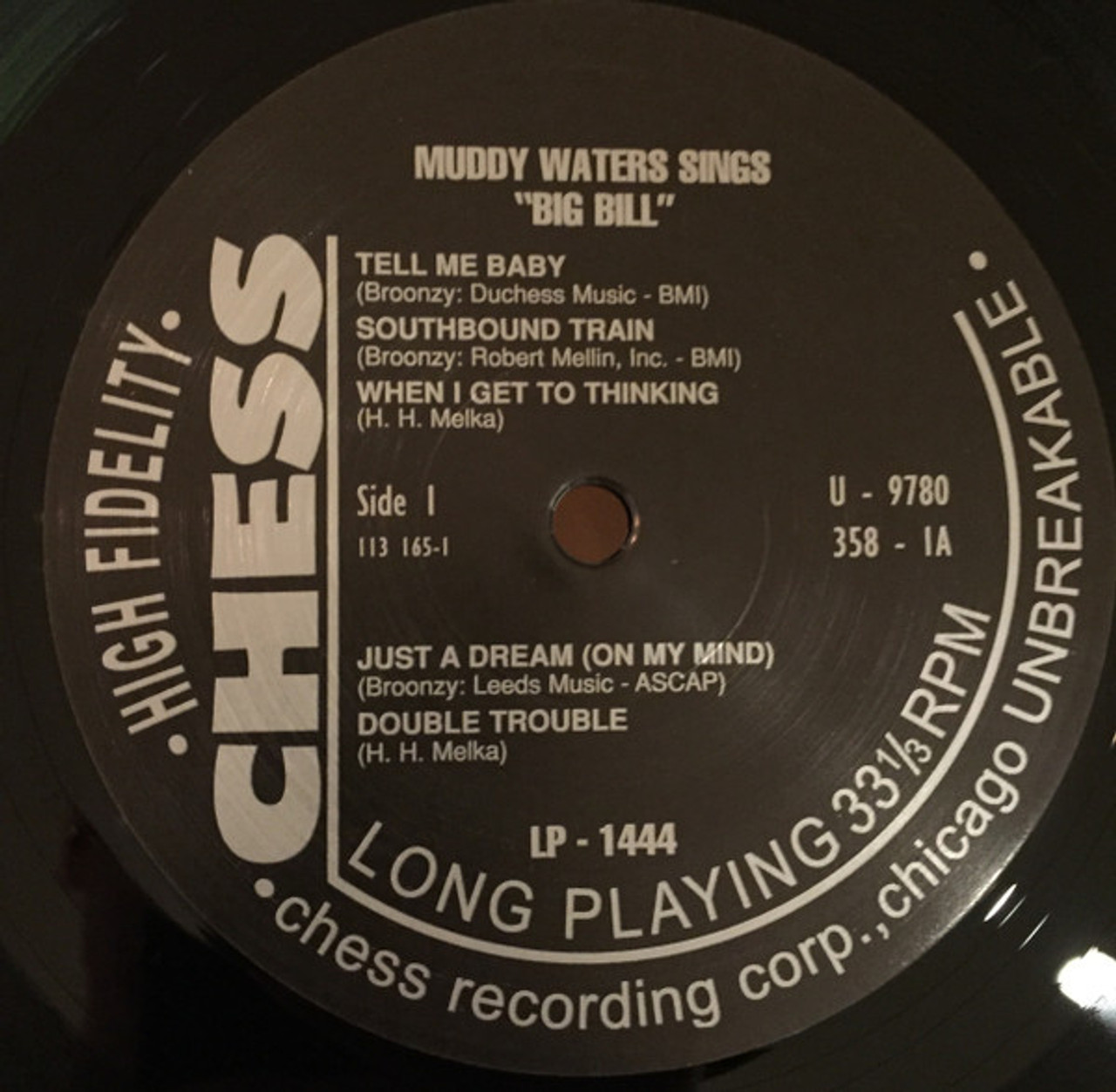 Muddy Waters – Muddy Waters Sings Big Bill Broonzy (LP used
