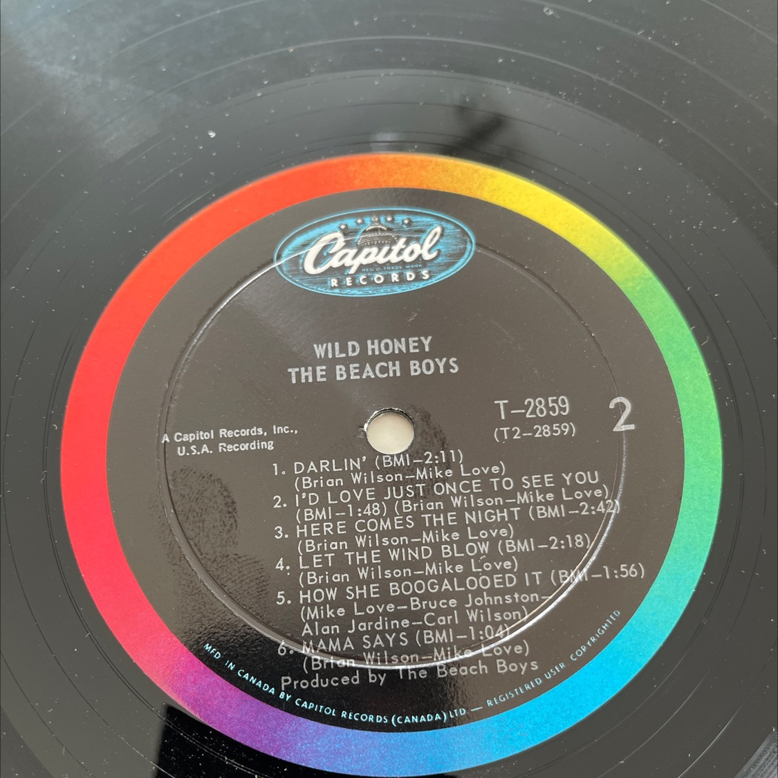 Beach Boys - Wild Honey (Canadian Mono in Shrink) - The Record Centre