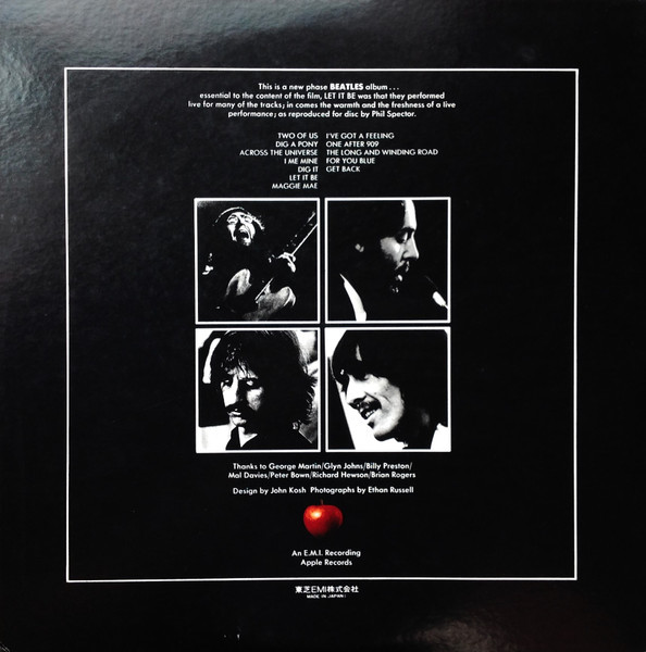 The Beatles - Let It Be (LP used Japan 1976 reissue gatefold NM/VG+