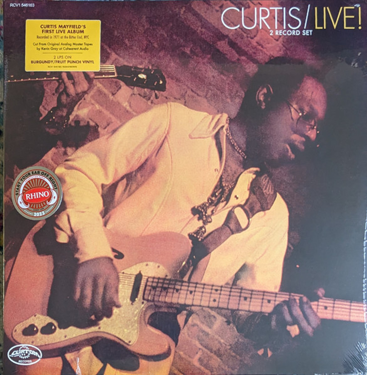 Curtis Mayfield – Curtis / Live! (2LPs NEW SEALED 2023 reissue on