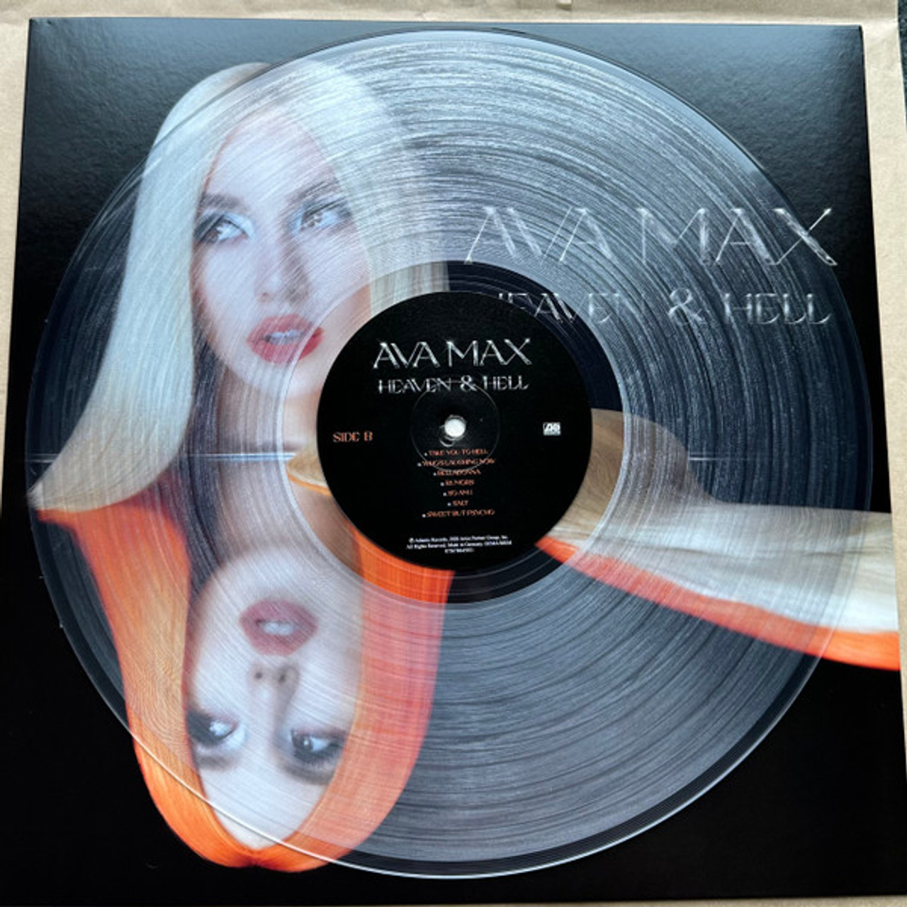 Ava Max – Heaven & Hell (LP NEW SEALED US 2023 reissue clear vinyl)