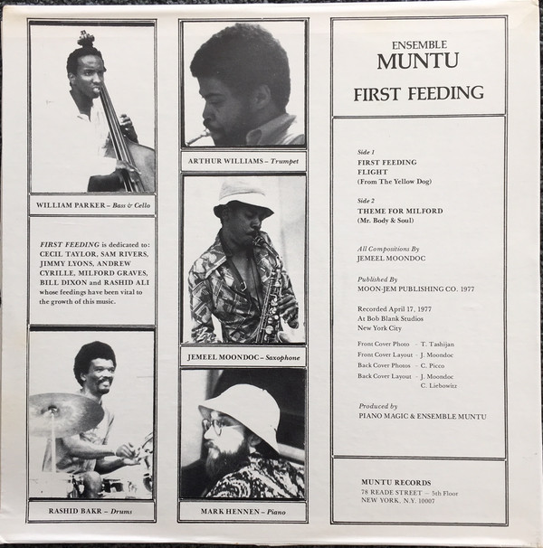 Muntu's Rotherham Ensemble Muntu – First Feeding