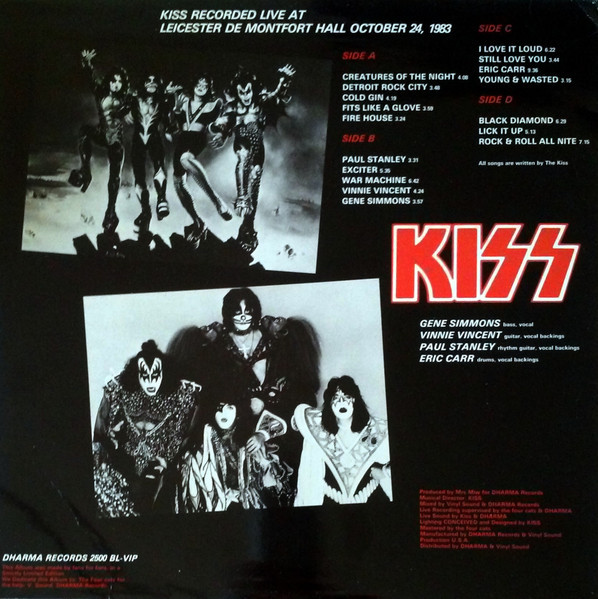 KISS 「LIVE！BOOTLEG」 Kiss – Kiss Still Love You (2LPs used US 1984 live bootleg