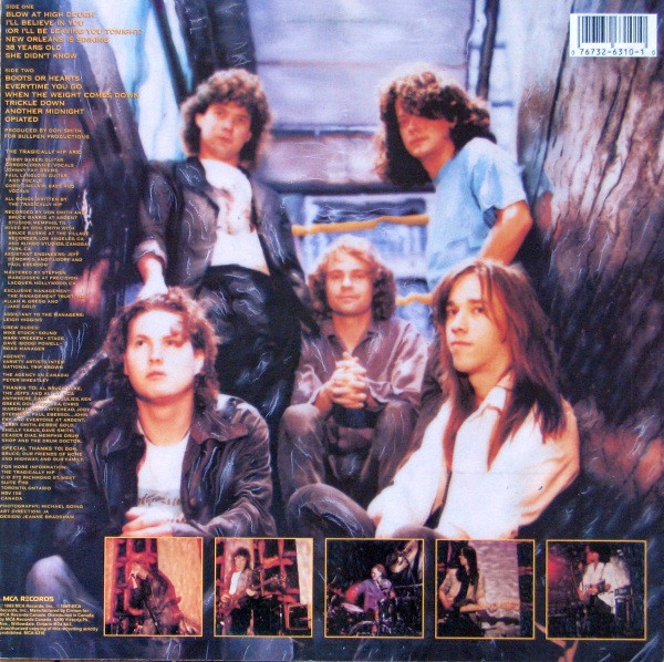 The Tragically Hip Up To Here (1989 Canada)