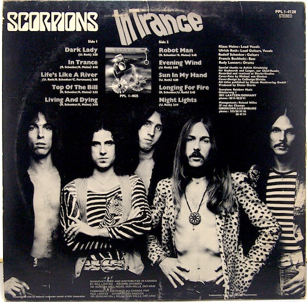 Scorpions - In Trance (1976 Dynaflex Uncensored Cover VG/VG) - The