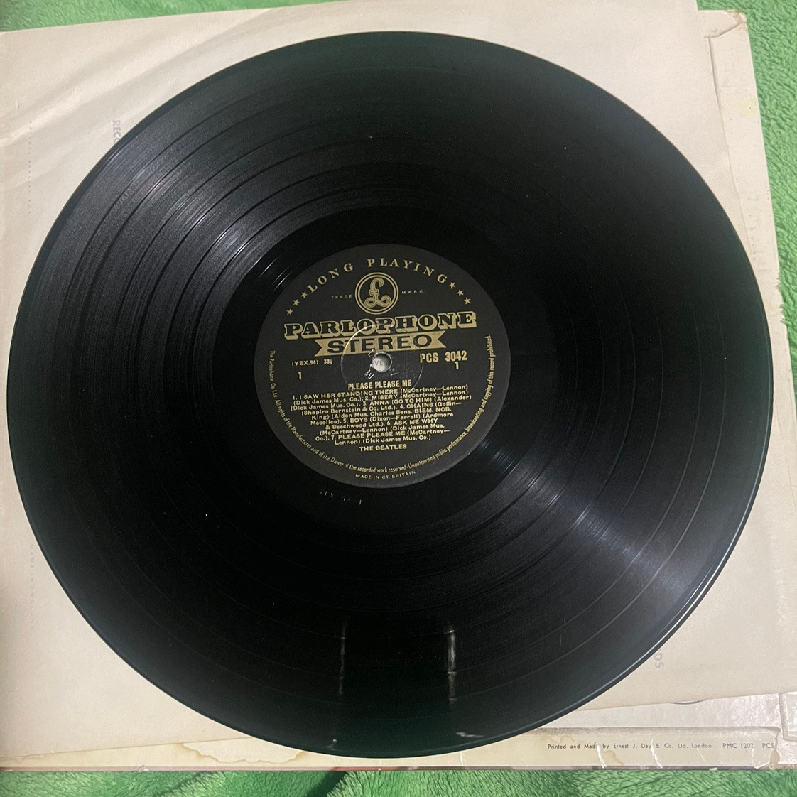 SOLD ~ The Beatles - Please Please Me (1963 UK 1st Stereo Black