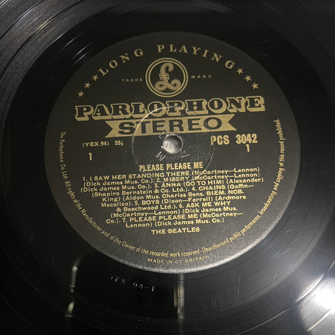 SOLD ~ The Beatles - Please Please Me (1963 UK 1st Stereo