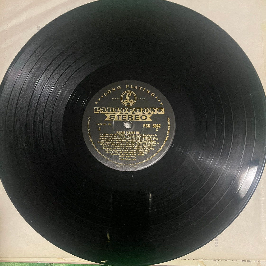 SOLD ~ The Beatles - Please Please Me (1963 UK 1st Stereo Black