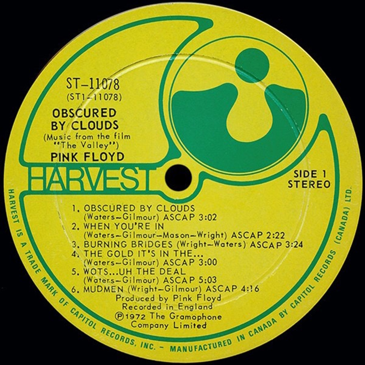 米LP Pink Floyd Obscured By Clouds SW11078 HARVEST /00260 OC00NDIzLmpwZWc.jpeg