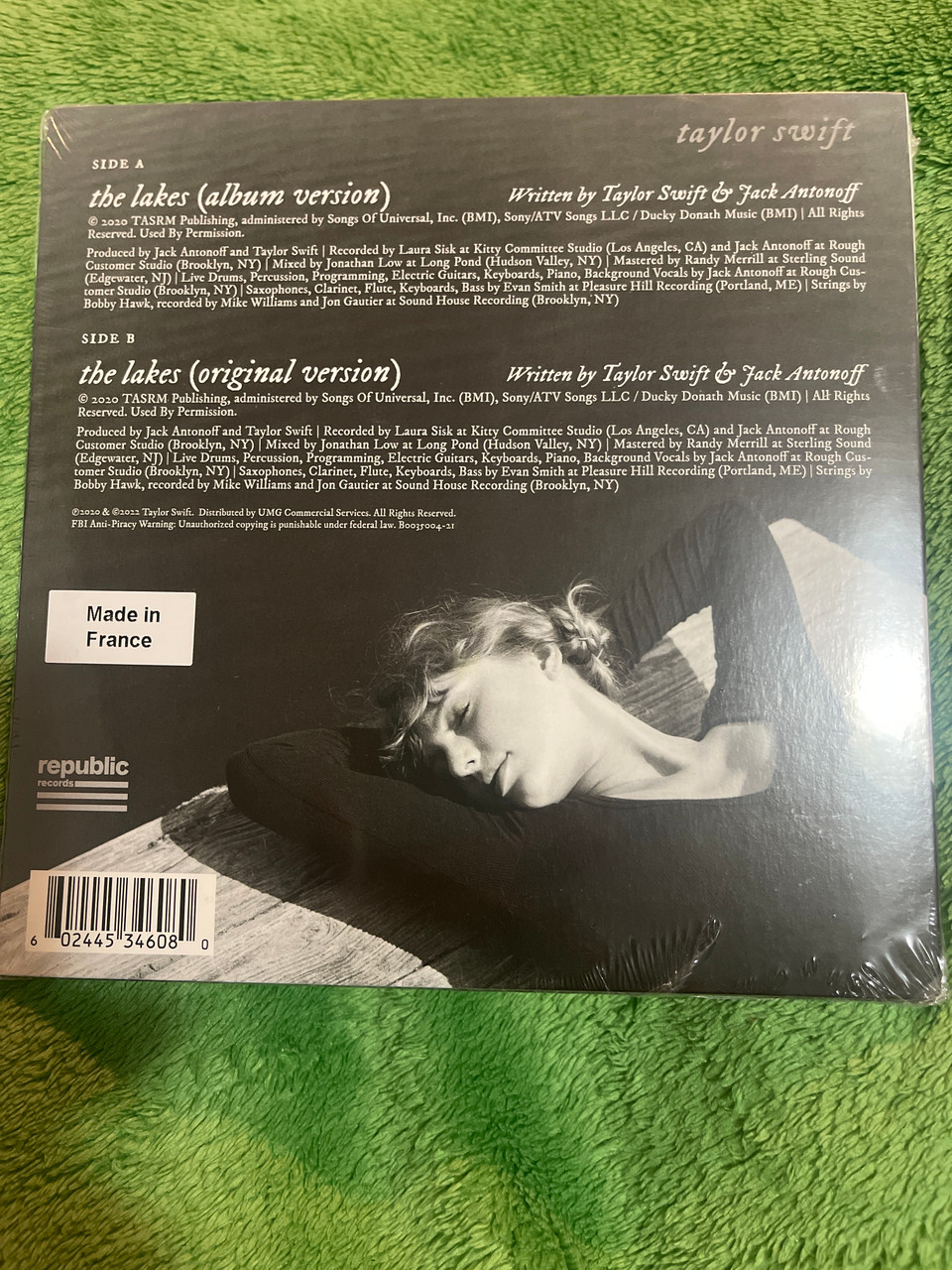Taylor Swift - The Lakes (Sealed 7” Made in France ) - The Record