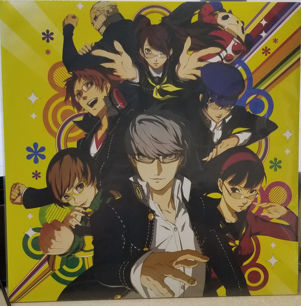 Persona 4 Golden Vinyl (Not Moonshake) soundtrack LP with insert