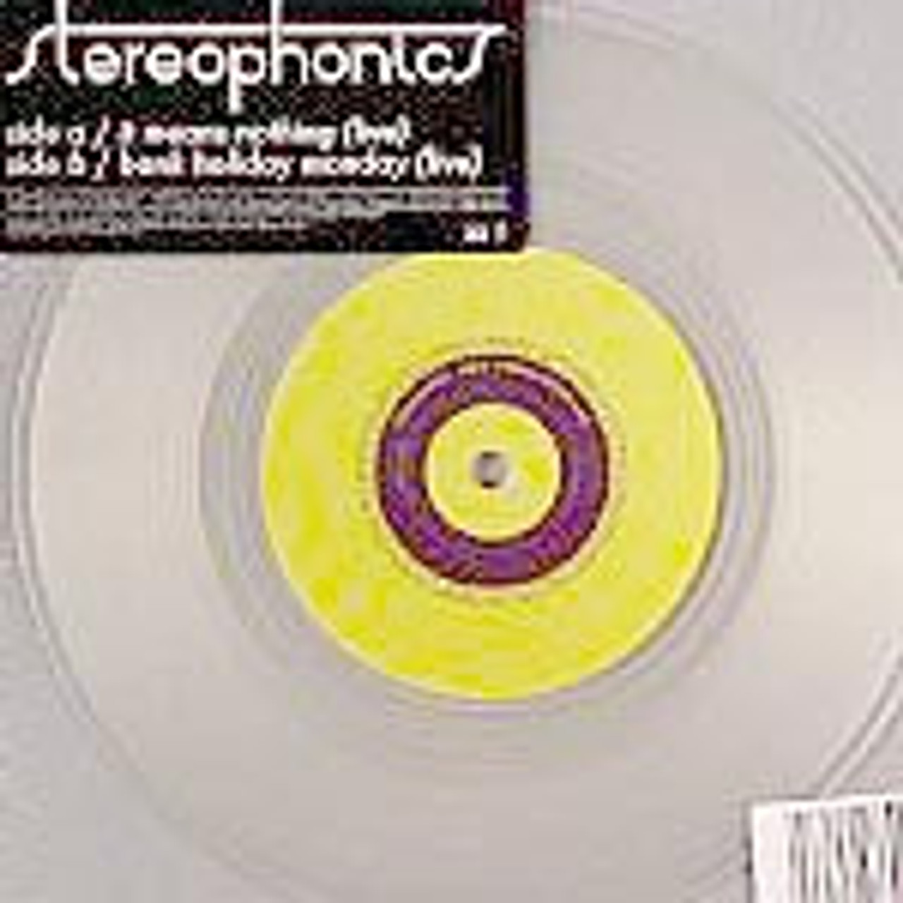 Stereophonics – It Means Nothing (2 track 7 inch single used UK